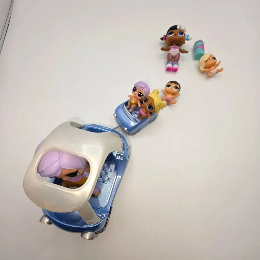 LOL Surprise Tots And LIL Sister Little Tikes LOL Surprise Doll Blue Cozy Coupe